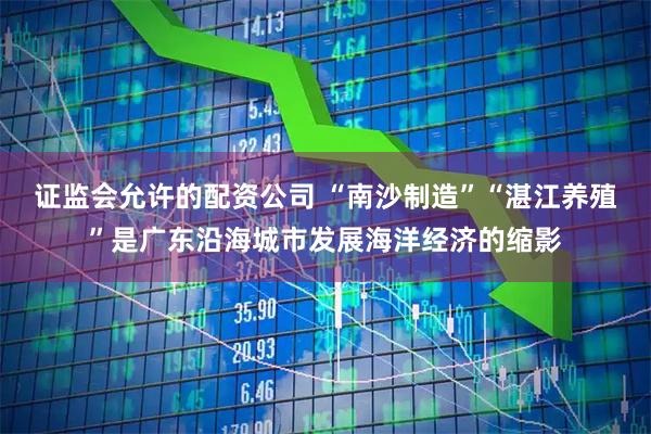 证监会允许的配资公司 “南沙制造”“湛江养殖”是广东沿海城市发展海洋经济的缩影