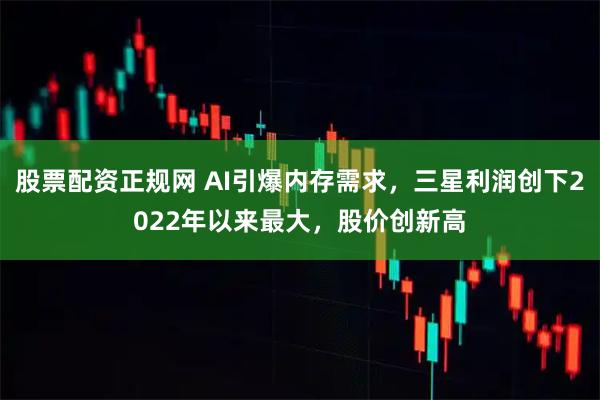 股票配资正规网 AI引爆内存需求，三星利润创下2022年以来最大，股价创新高